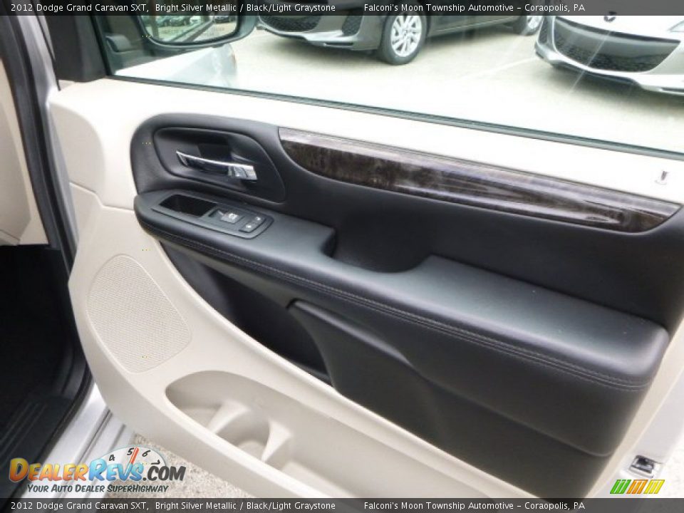2012 Dodge Grand Caravan SXT Bright Silver Metallic / Black/Light Graystone Photo #12
