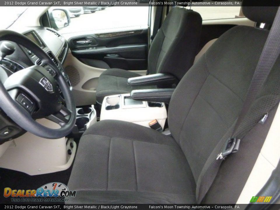 2012 Dodge Grand Caravan SXT Bright Silver Metallic / Black/Light Graystone Photo #14