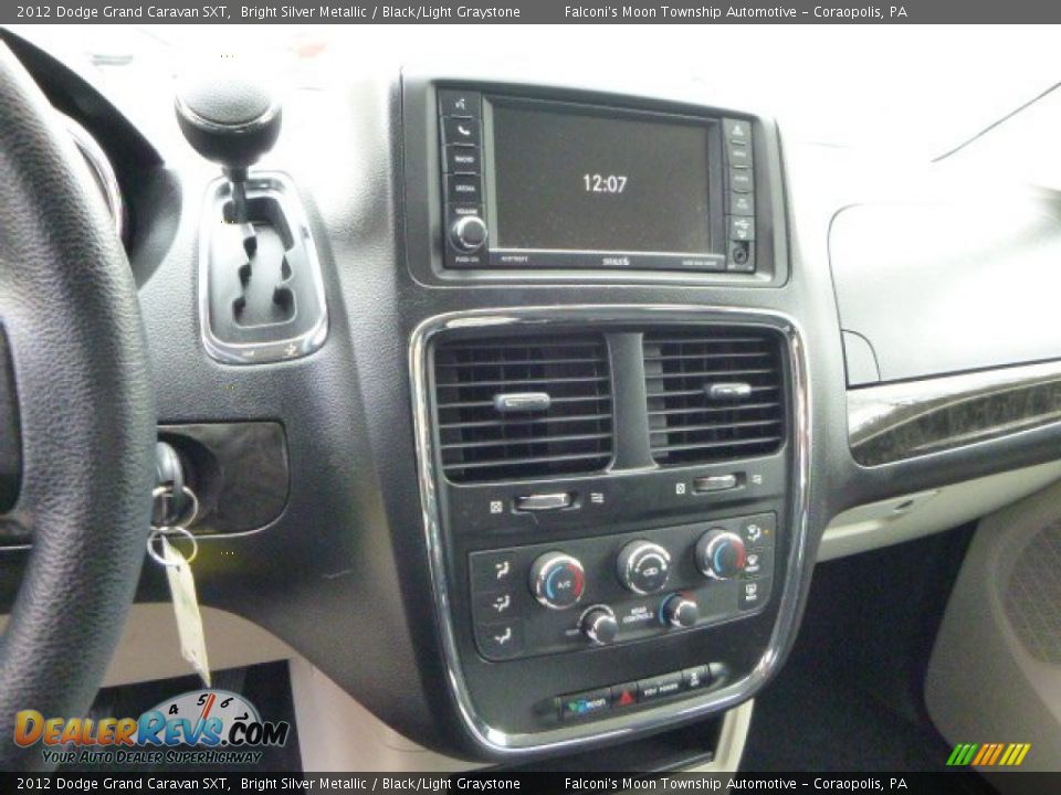 2012 Dodge Grand Caravan SXT Bright Silver Metallic / Black/Light Graystone Photo #22