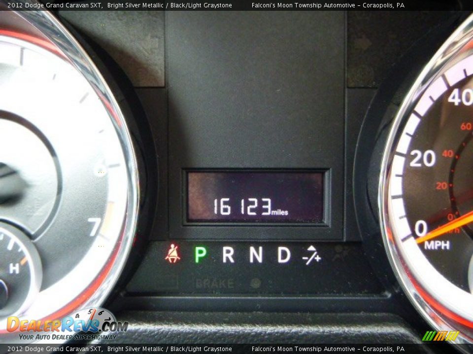 2012 Dodge Grand Caravan SXT Bright Silver Metallic / Black/Light Graystone Photo #23