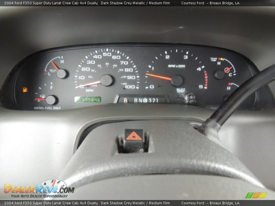 2004 Ford F350 Super Duty Lariat Crew Cab 4x4 Dually Gauges Photo #15