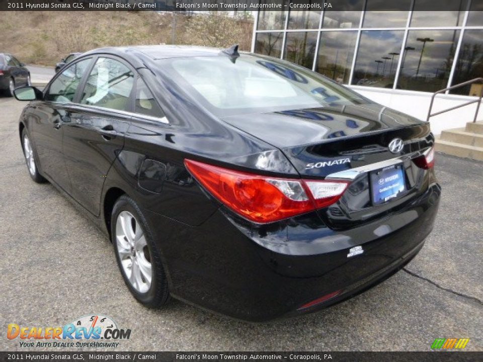 2011 Hyundai Sonata GLS Midnight Black / Camel Photo #2