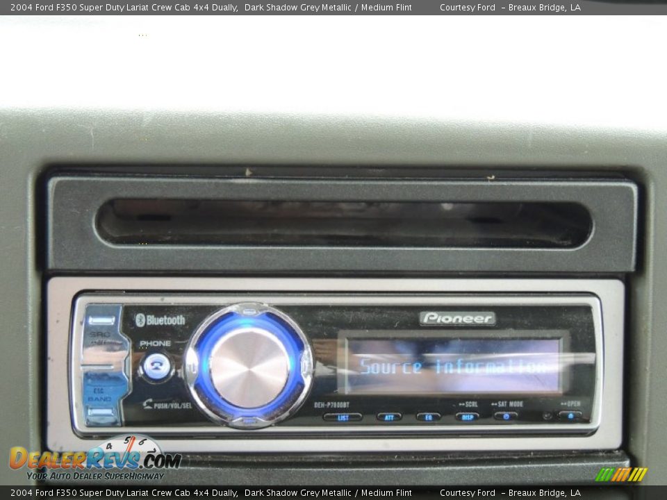 2004 Ford F350 Super Duty Lariat Crew Cab 4x4 Dually Dark Shadow Grey Metallic / Medium Flint Photo #18