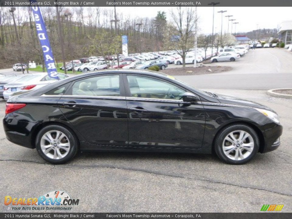 2011 Hyundai Sonata GLS Midnight Black / Camel Photo #5