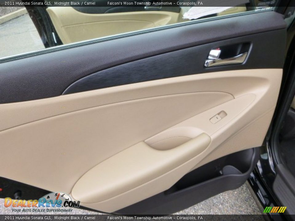 2011 Hyundai Sonata GLS Midnight Black / Camel Photo #18