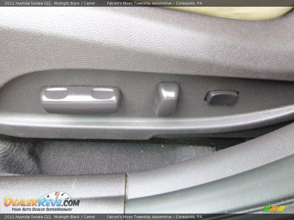 2011 Hyundai Sonata GLS Midnight Black / Camel Photo #21