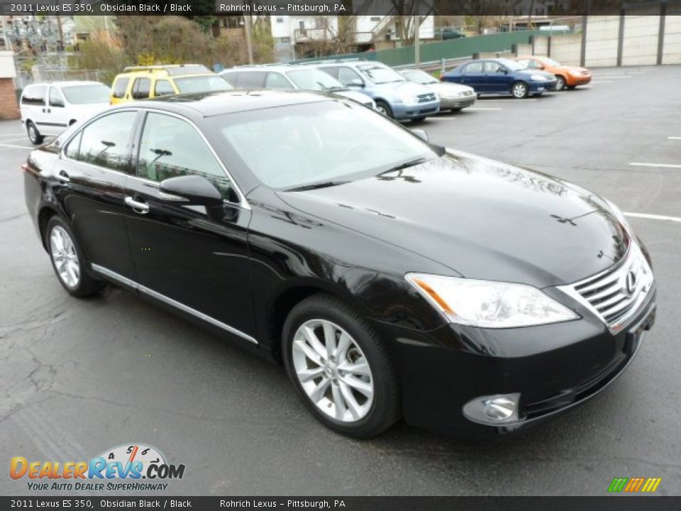 2011 Lexus ES 350 Obsidian Black / Black Photo #3