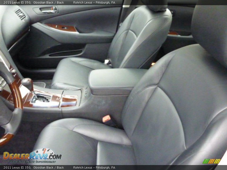 2011 Lexus ES 350 Obsidian Black / Black Photo #4