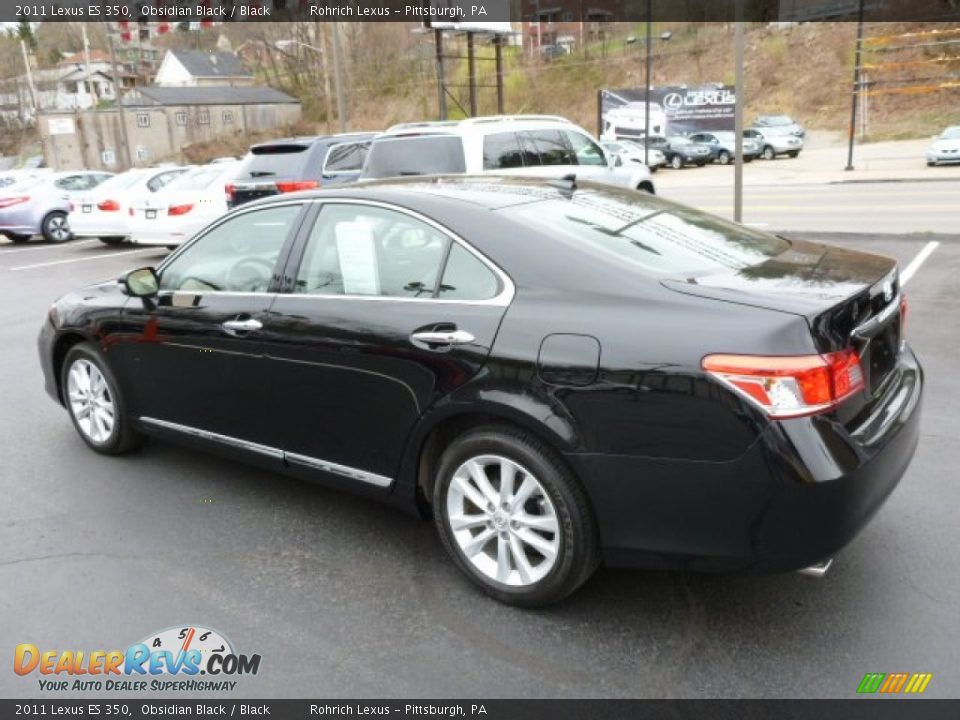 Obsidian Black 2011 Lexus ES 350 Photo #10