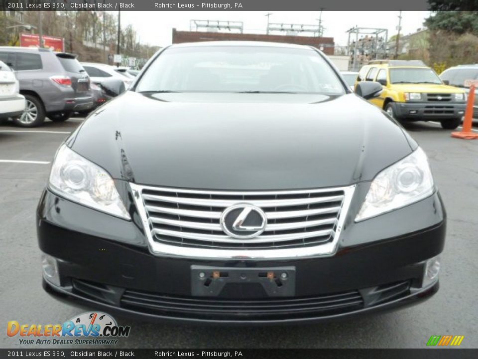 2011 Lexus ES 350 Obsidian Black / Black Photo #14