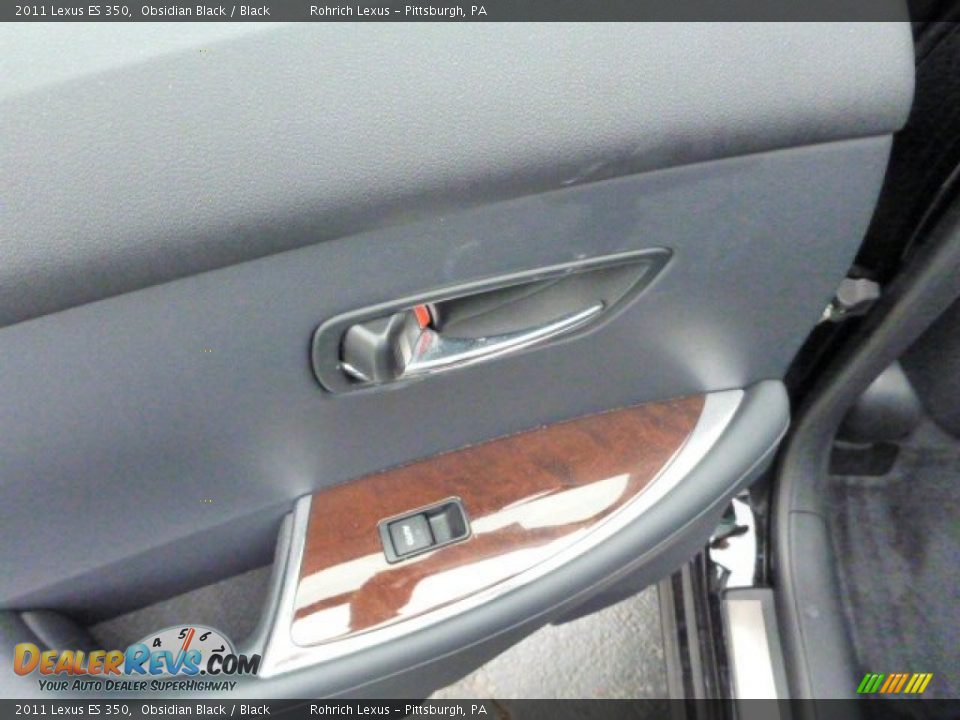 2011 Lexus ES 350 Obsidian Black / Black Photo #15