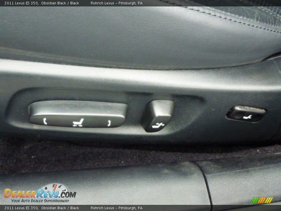 2011 Lexus ES 350 Obsidian Black / Black Photo #17