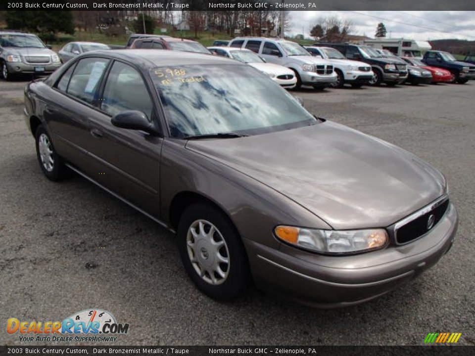 2003 Buick Century Custom Dark Bronzemist Metallic / Taupe Photo #1
