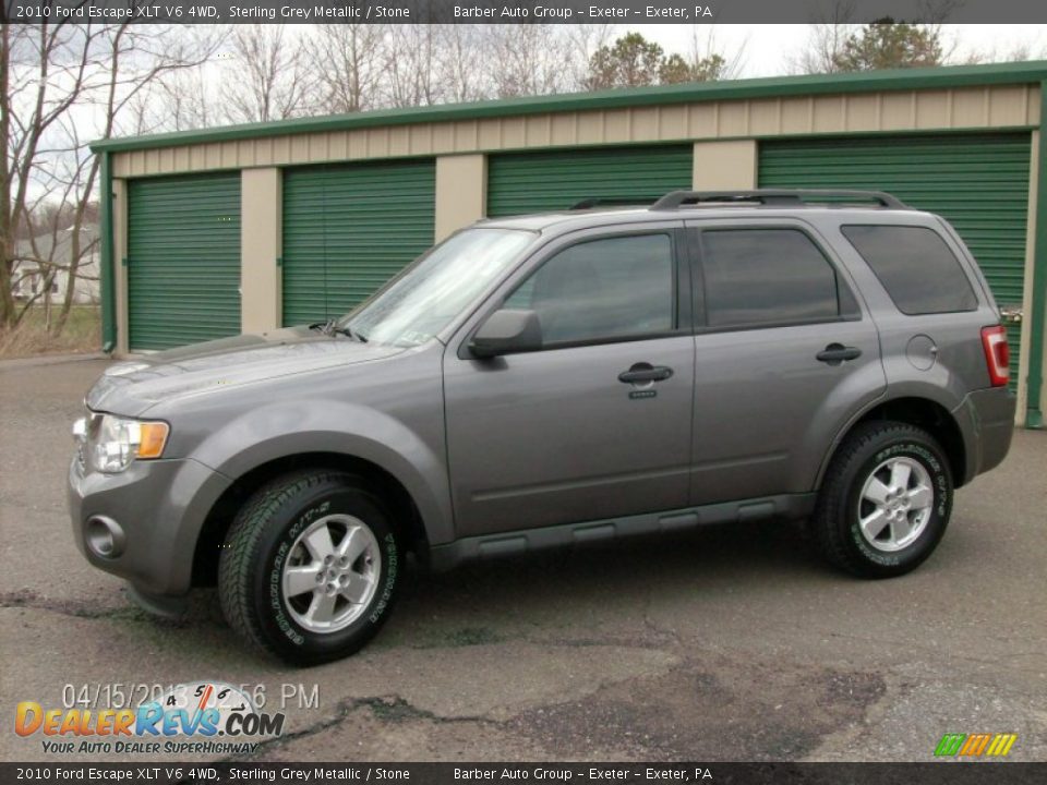 2010 Ford Escape XLT V6 4WD Sterling Grey Metallic / Stone Photo #1