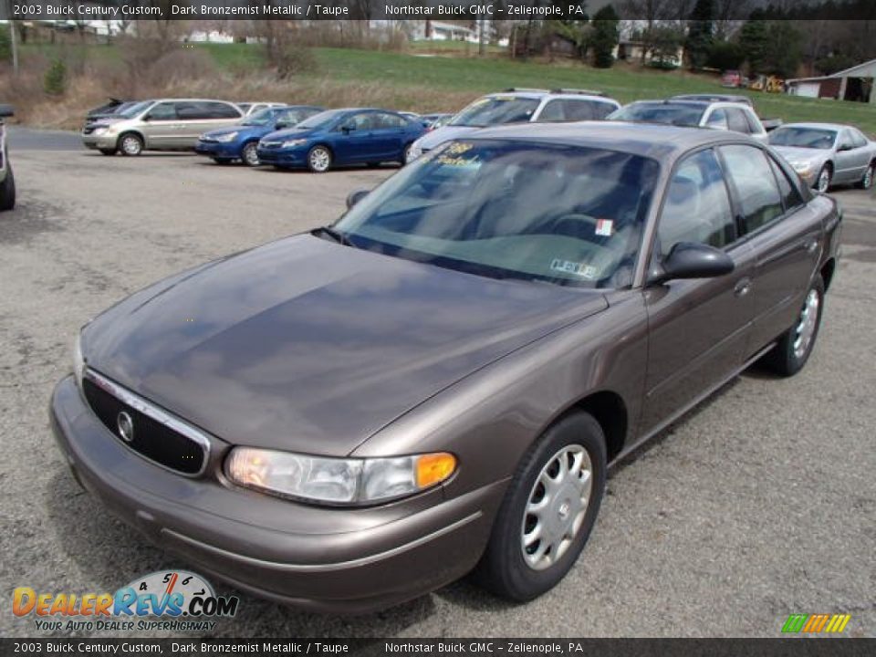 2003 Buick Century Custom Dark Bronzemist Metallic / Taupe Photo #3