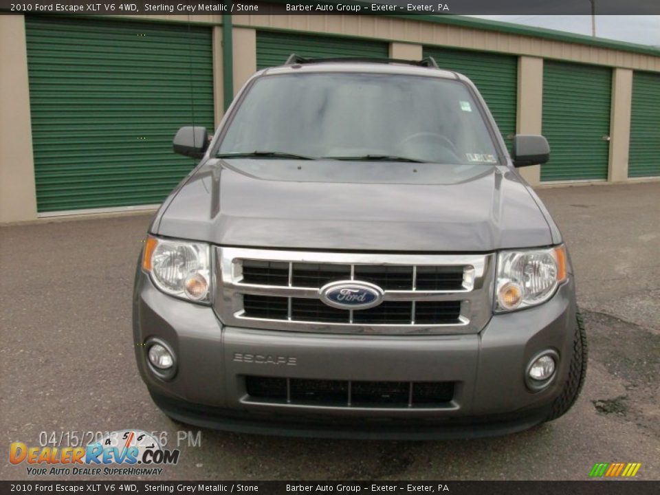 2010 Ford Escape XLT V6 4WD Sterling Grey Metallic / Stone Photo #2
