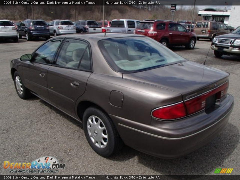 2003 Buick Century Custom Dark Bronzemist Metallic / Taupe Photo #4