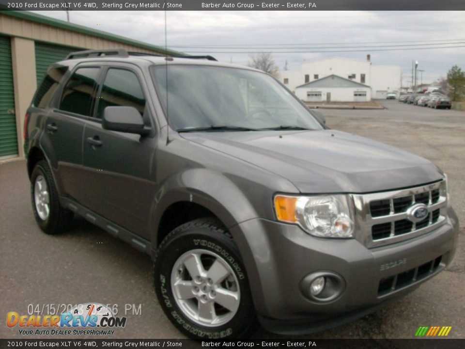 2010 Ford Escape XLT V6 4WD Sterling Grey Metallic / Stone Photo #3