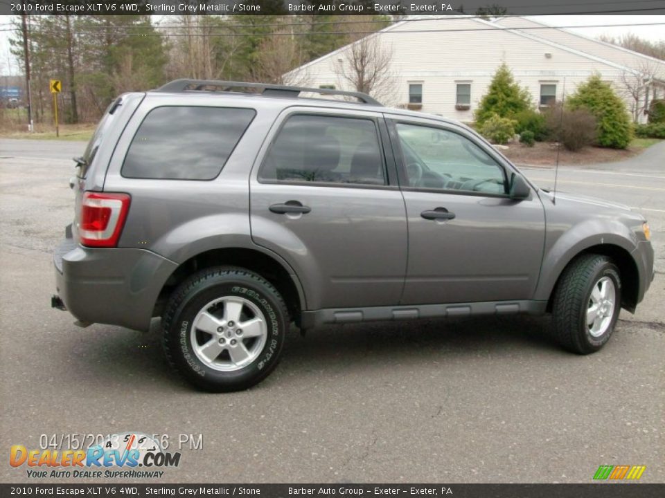 2010 Ford Escape XLT V6 4WD Sterling Grey Metallic / Stone Photo #4