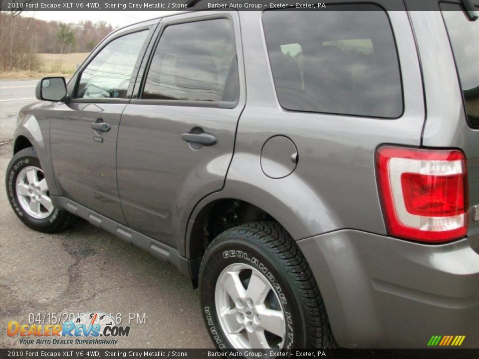 2010 Ford Escape XLT V6 4WD Sterling Grey Metallic / Stone Photo #5