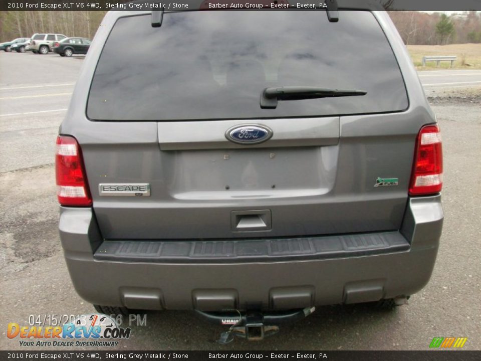 2010 Ford Escape XLT V6 4WD Sterling Grey Metallic / Stone Photo #6