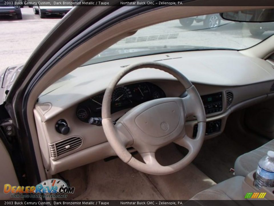 2003 Buick Century Custom Dark Bronzemist Metallic / Taupe Photo #8