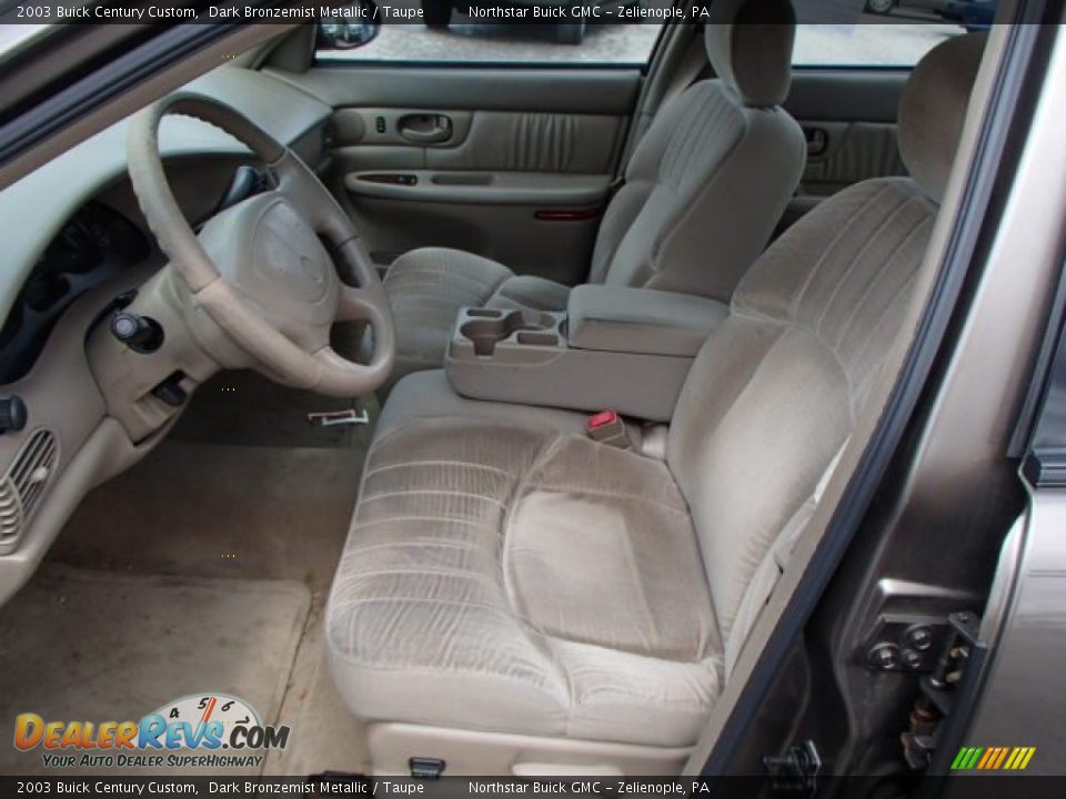 2003 Buick Century Custom Dark Bronzemist Metallic / Taupe Photo #9