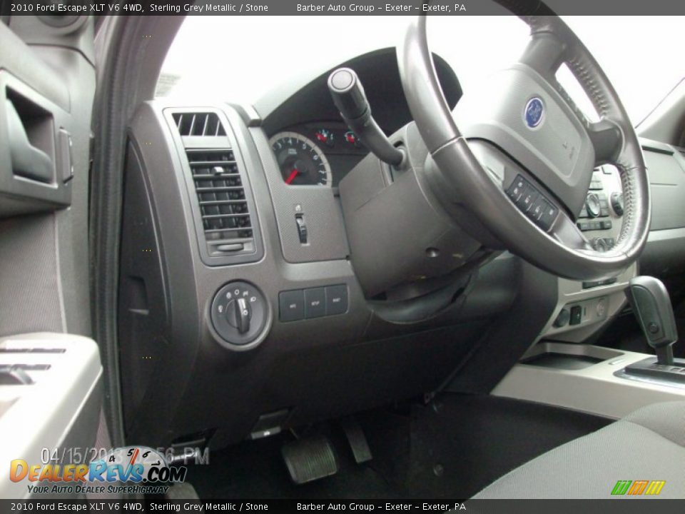 2010 Ford Escape XLT V6 4WD Sterling Grey Metallic / Stone Photo #8