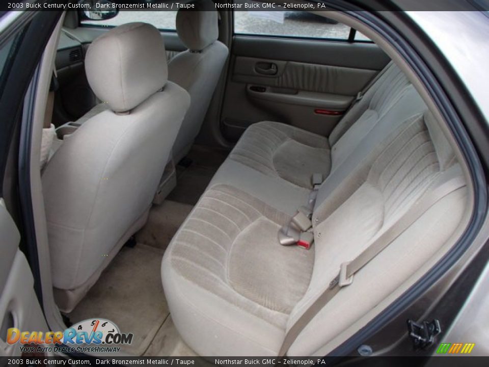 2003 Buick Century Custom Dark Bronzemist Metallic / Taupe Photo #10