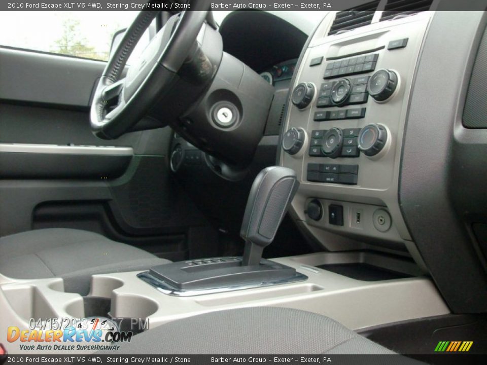 2010 Ford Escape XLT V6 4WD Sterling Grey Metallic / Stone Photo #10