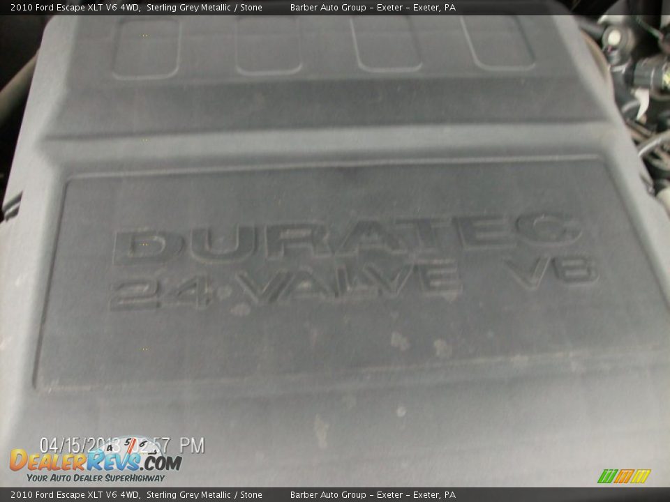2010 Ford Escape XLT V6 4WD Sterling Grey Metallic / Stone Photo #11