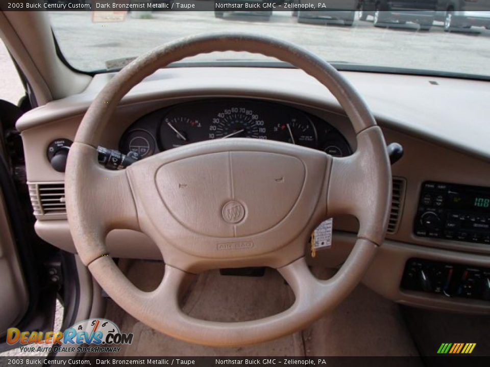 2003 Buick Century Custom Dark Bronzemist Metallic / Taupe Photo #13