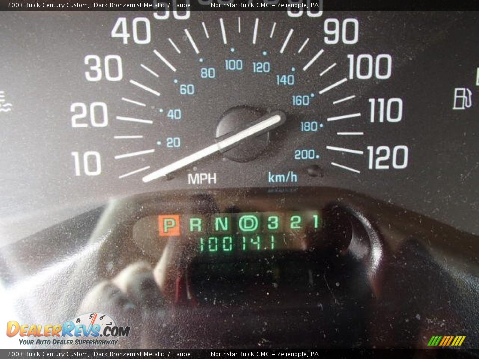 2003 Buick Century Custom Dark Bronzemist Metallic / Taupe Photo #14