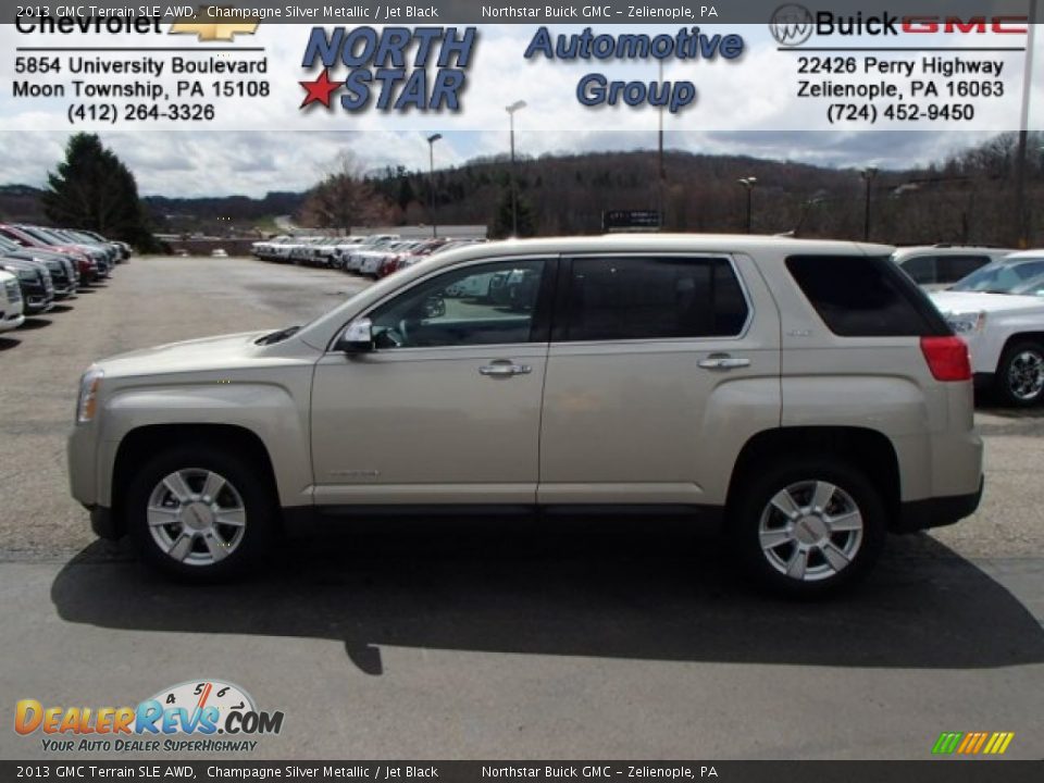 2013 GMC Terrain SLE AWD Champagne Silver Metallic / Jet Black Photo #1