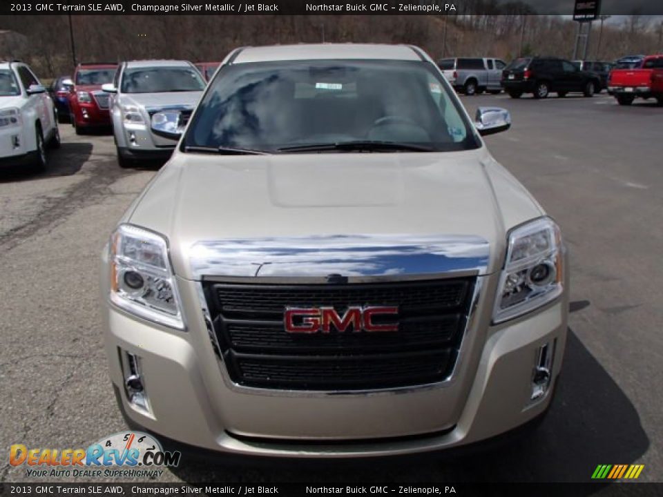 2013 GMC Terrain SLE AWD Champagne Silver Metallic / Jet Black Photo #3