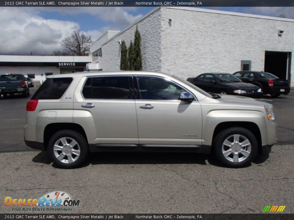 2013 GMC Terrain SLE AWD Champagne Silver Metallic / Jet Black Photo #5