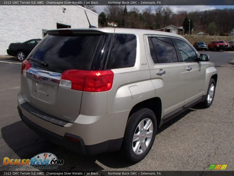 2013 GMC Terrain SLE AWD Champagne Silver Metallic / Jet Black Photo #6