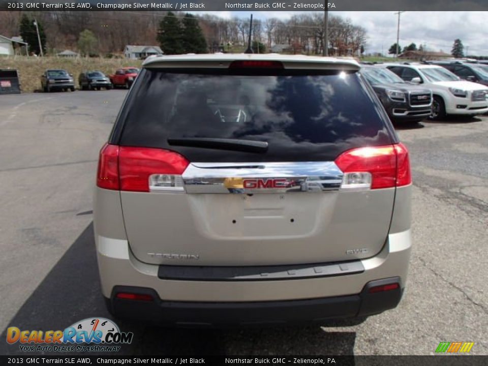 2013 GMC Terrain SLE AWD Champagne Silver Metallic / Jet Black Photo #7
