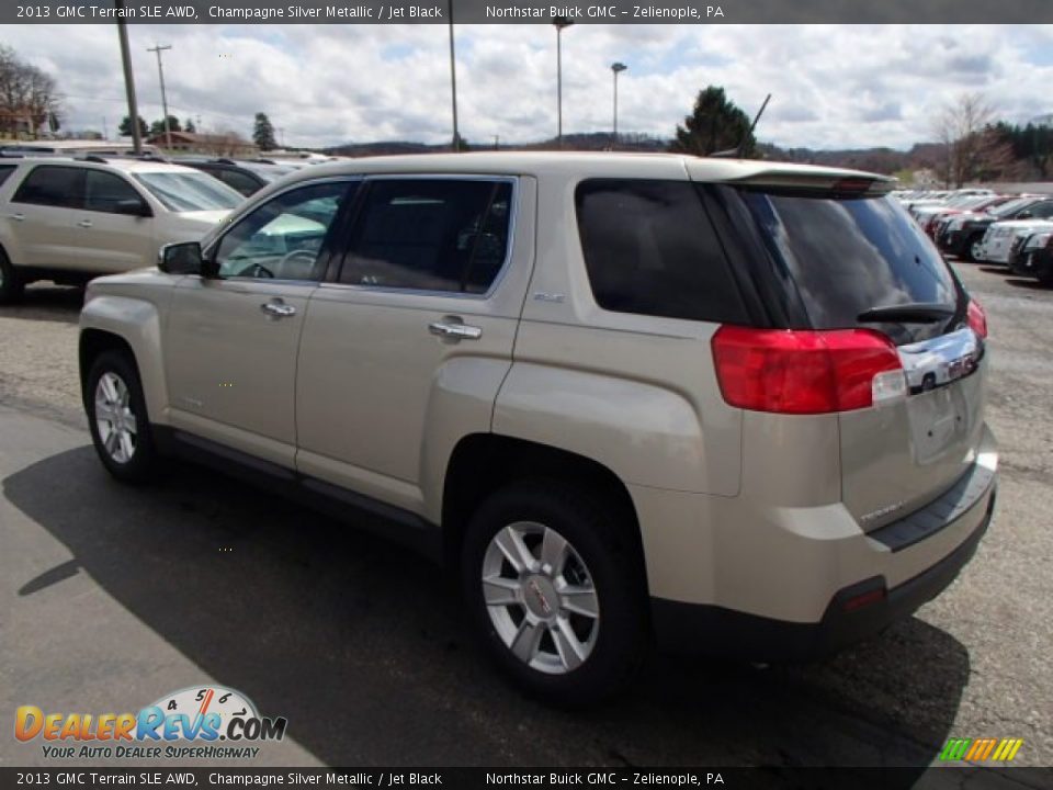 2013 GMC Terrain SLE AWD Champagne Silver Metallic / Jet Black Photo #8