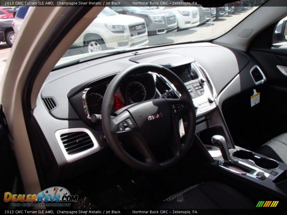 2013 GMC Terrain SLE AWD Champagne Silver Metallic / Jet Black Photo #10