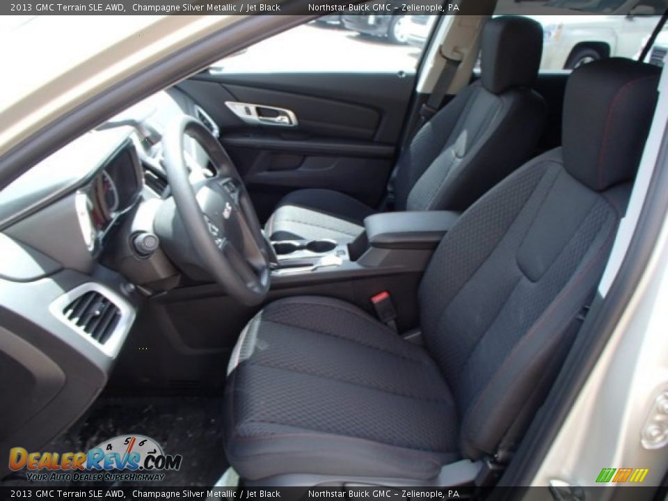 2013 GMC Terrain SLE AWD Champagne Silver Metallic / Jet Black Photo #11