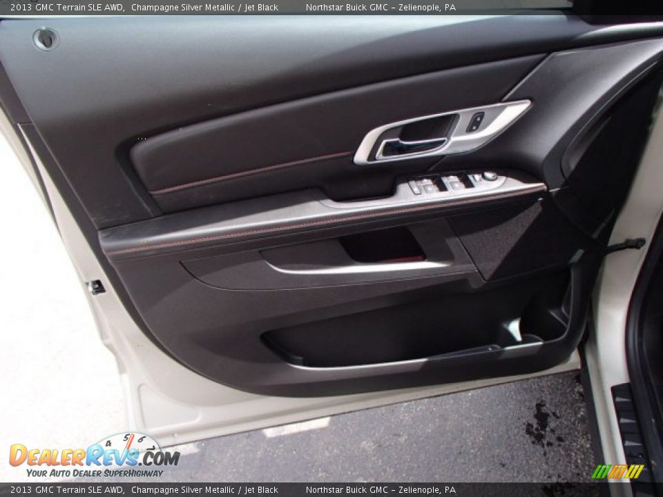 2013 GMC Terrain SLE AWD Champagne Silver Metallic / Jet Black Photo #12