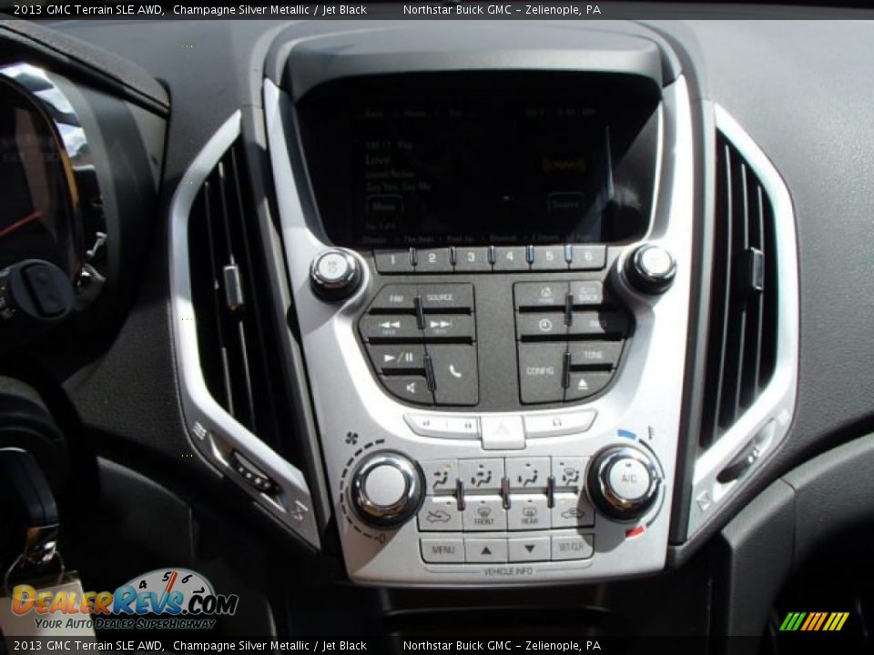 2013 GMC Terrain SLE AWD Champagne Silver Metallic / Jet Black Photo #16