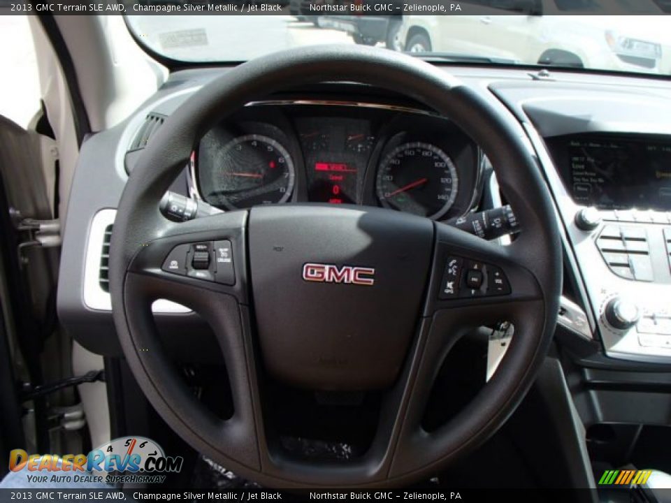 2013 GMC Terrain SLE AWD Champagne Silver Metallic / Jet Black Photo #18