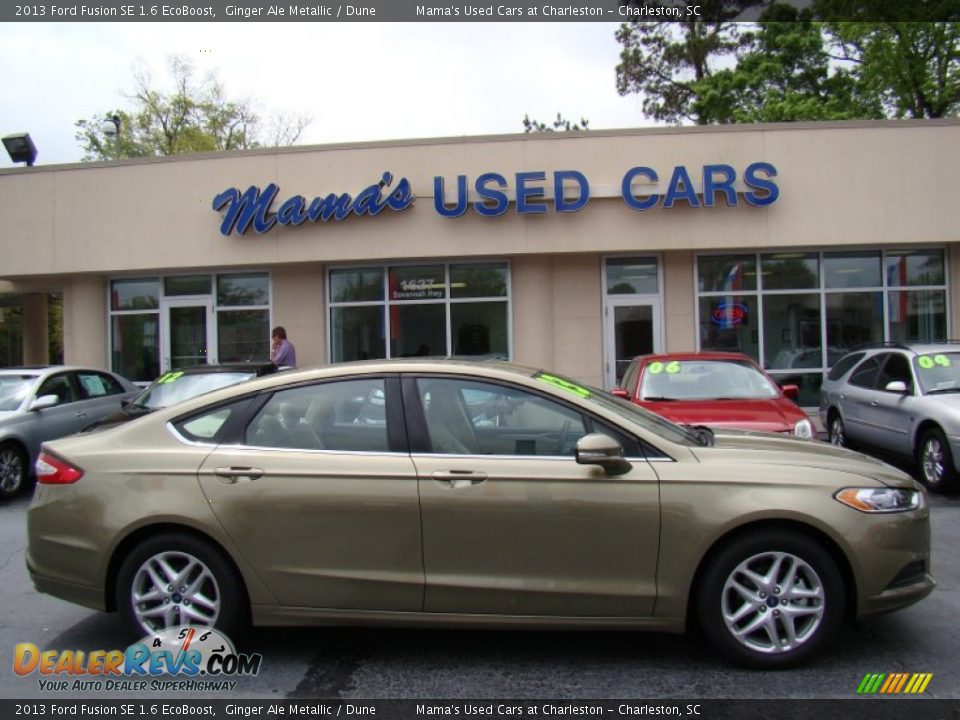 2013 Ford Fusion SE 1.6 EcoBoost Ginger Ale Metallic / Dune Photo #1