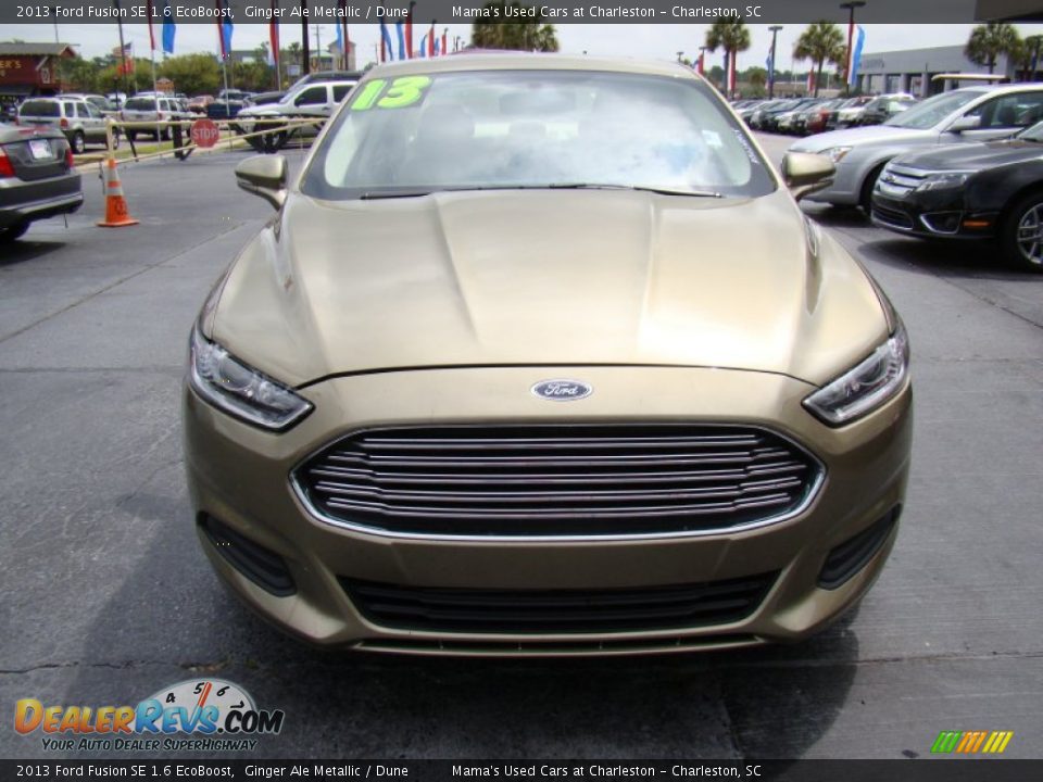 2013 Ford Fusion SE 1.6 EcoBoost Ginger Ale Metallic / Dune Photo #3