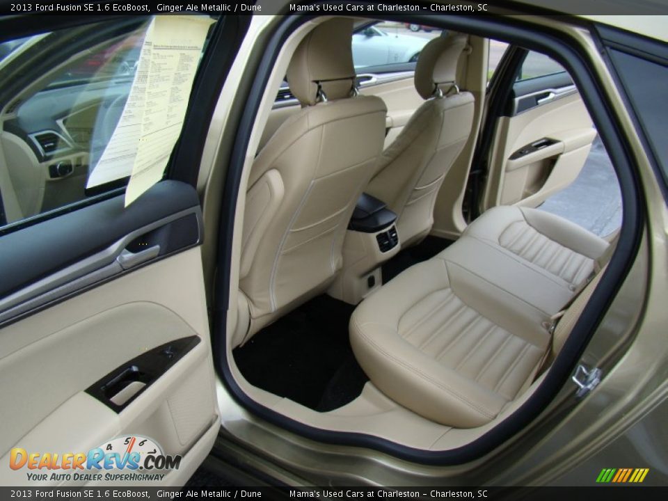 Rear Seat of 2013 Ford Fusion SE 1.6 EcoBoost Photo #11