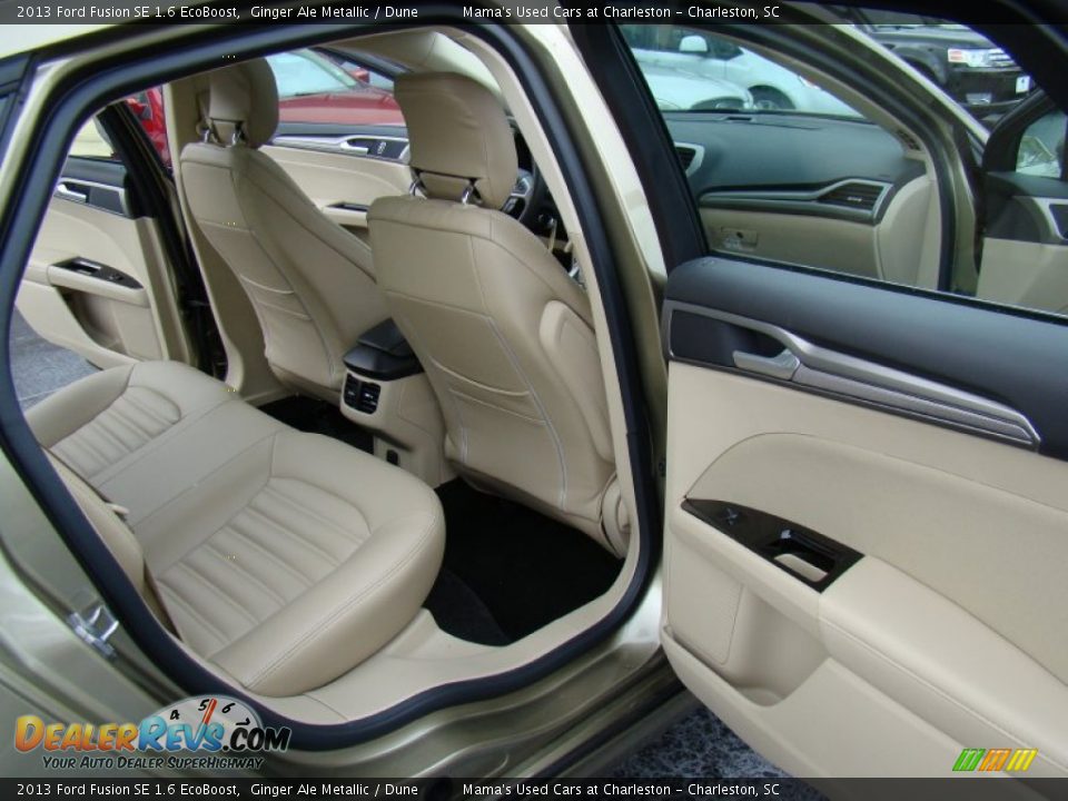 2013 Ford Fusion SE 1.6 EcoBoost Ginger Ale Metallic / Dune Photo #13