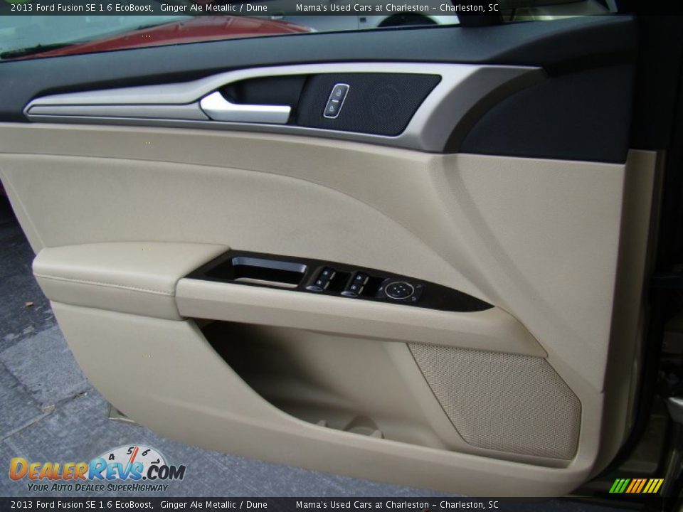 2013 Ford Fusion SE 1.6 EcoBoost Ginger Ale Metallic / Dune Photo #15