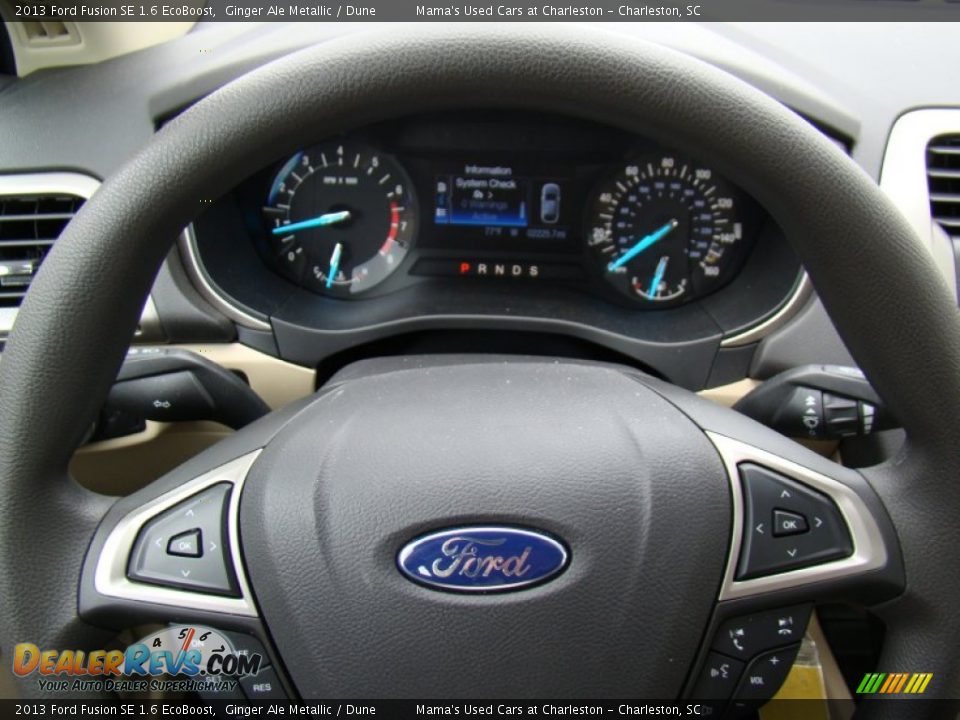 2013 Ford Fusion SE 1.6 EcoBoost Ginger Ale Metallic / Dune Photo #19